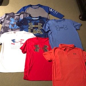 Boys Under Armour tees! Excellent condition!!